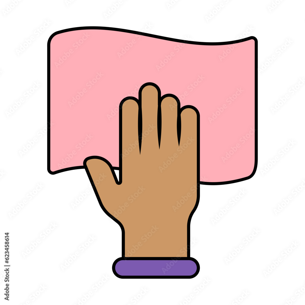 wet cleaning and damp dusting of all surfaces above floor level concept vector color design, Housekeeping symbol, Office caretaker sign, porter or cleanser equipment stock illustration wet cleaning and damp dusting of all surfaces above floor level concept vector color design, Housekeeping symbol, Office caretaker sign, porter or cleanser equipment stock illustration