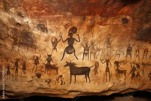 paintings in the cave