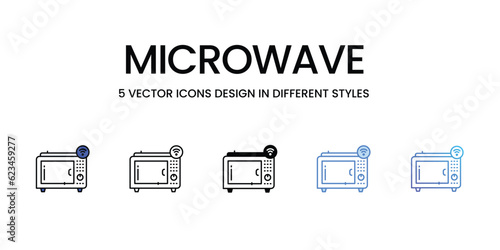 Semantic Web Icon Design in Five style with Editable Stroke. Line, Solid, Flat Line, Duo Tone Color, and Color Gradient Line. Suitable for Web Page, Mobile App, UI, UX and GUI design.