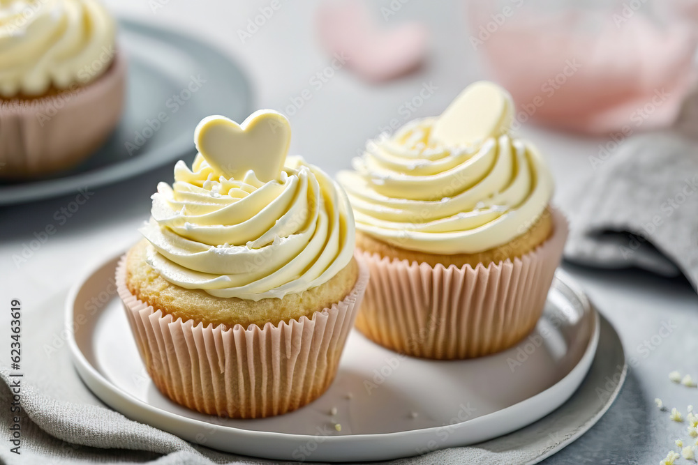 cupcake with cream,Vanilla cupcakes on a white background topped with cream ,cupcakes with cream cupcake with cream,Vanilla cupcakes on a white background topped with cream ,cupcakes with cream