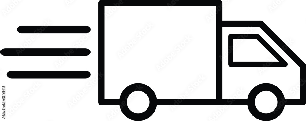 Fast shipping delivery truck icon vector for apps and websites . Truck icon Fast shipping delivery truck icon vector for apps and websites . Truck icon