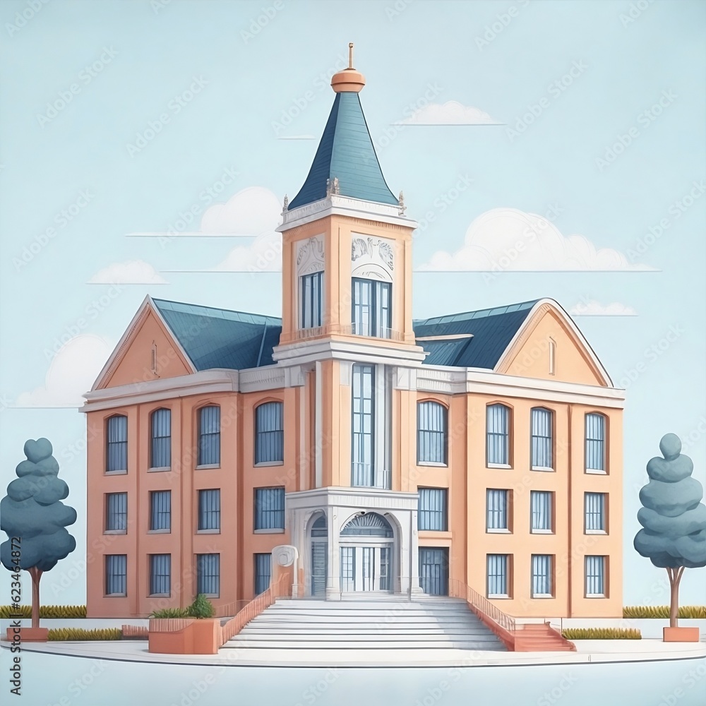 Fototapeta premium building in the city