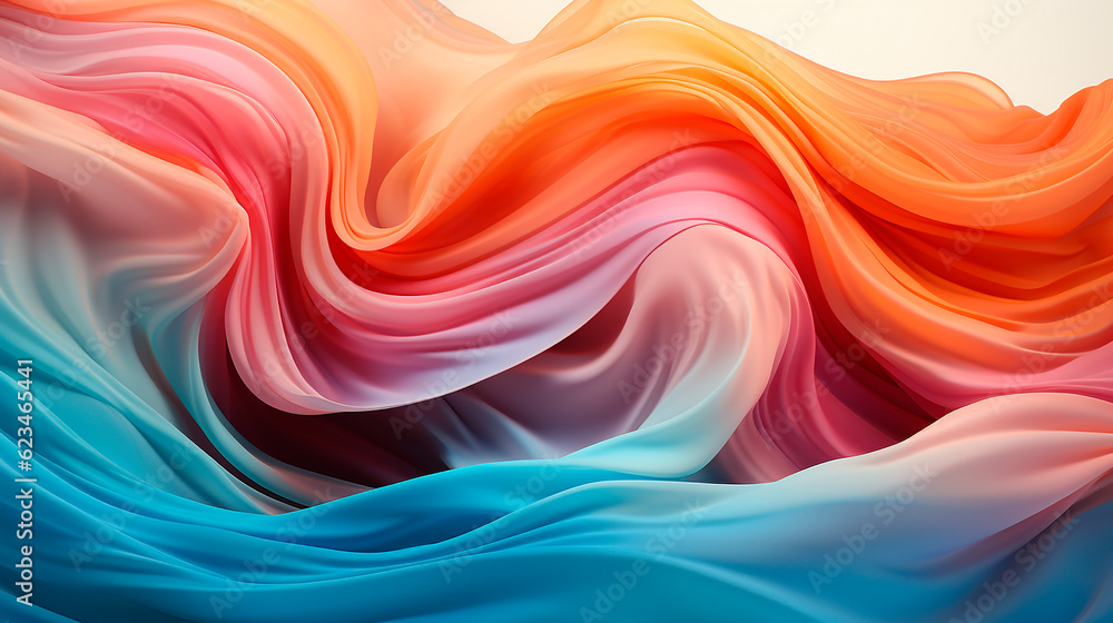 Texture of color gradient satin fabric, rainbow background. copy space. Texture of color gradient satin fabric, rainbow background. copy space.