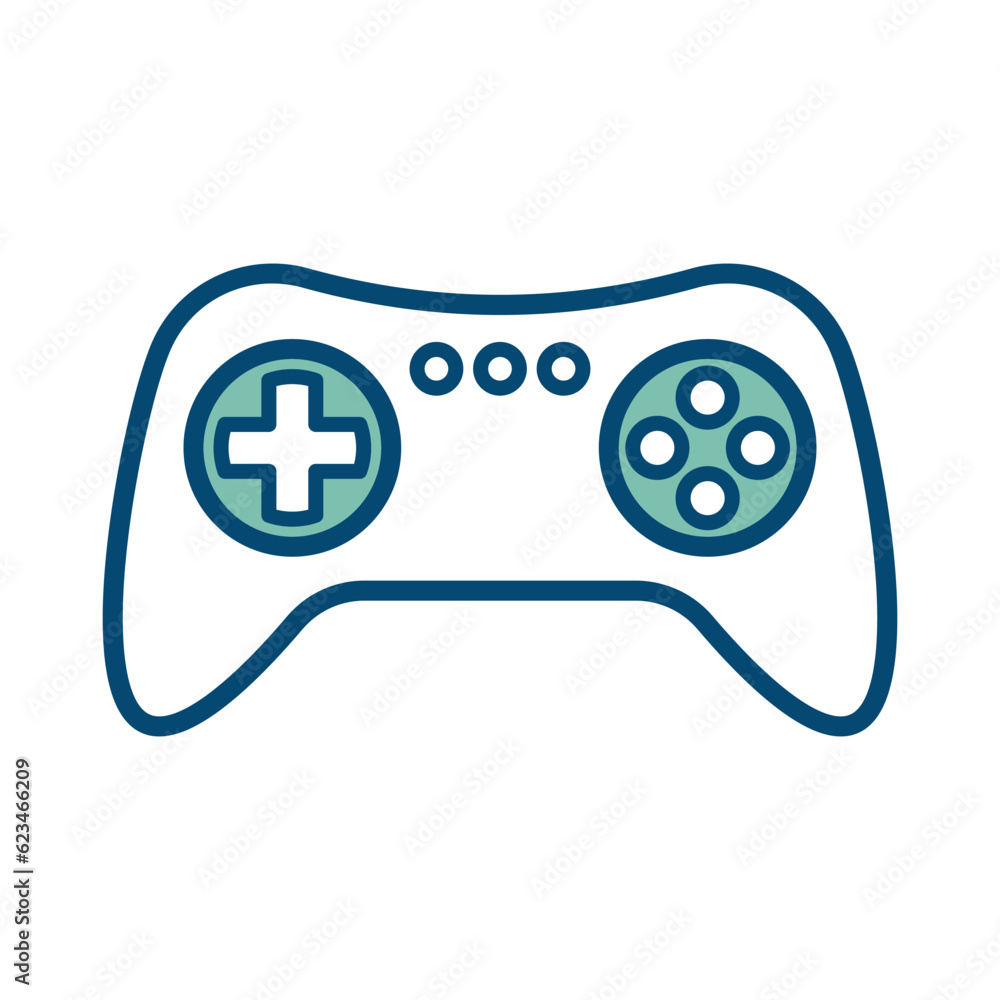 game controller icon vector design template in white background game controller icon vector design template in white background