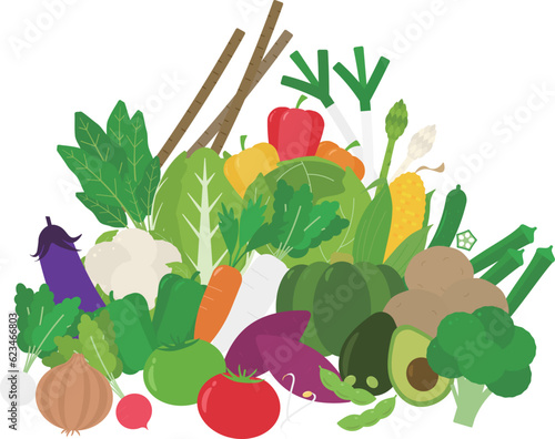 山盛り野菜のアイコン