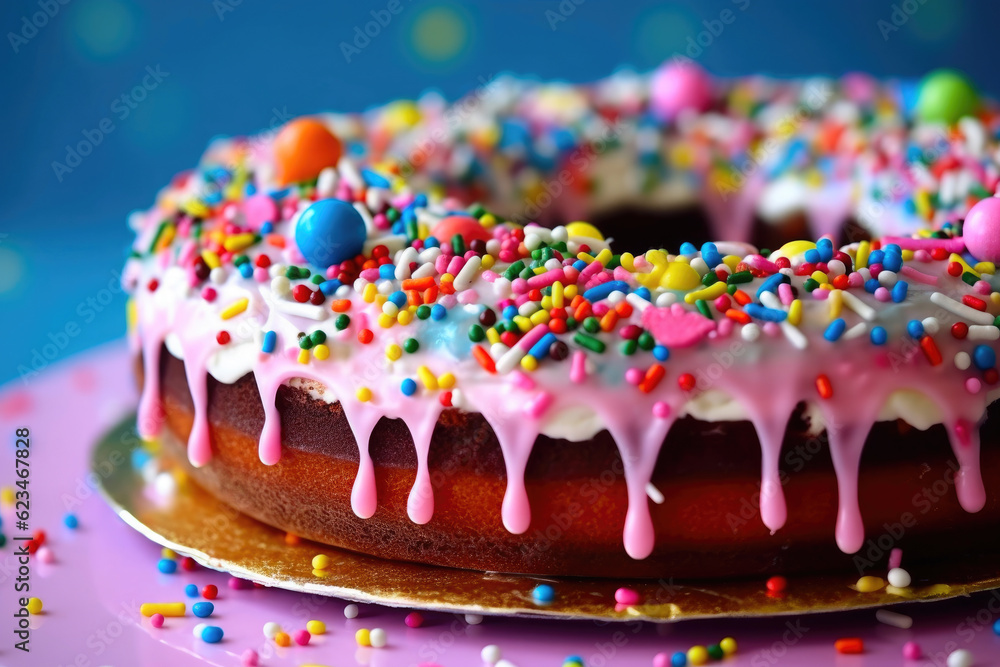 A Festive Delight for Birthday Celebrations. Generative AI A Festive Delight for Birthday Celebrations. Generative AI