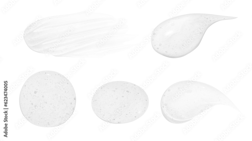 a set of transparent gel drops with no background. PNG a set of transparent gel drops with no background. PNG