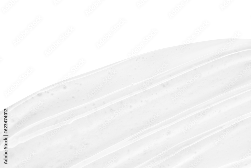 Obraz premium a swab of transparent gel without a background. PNG