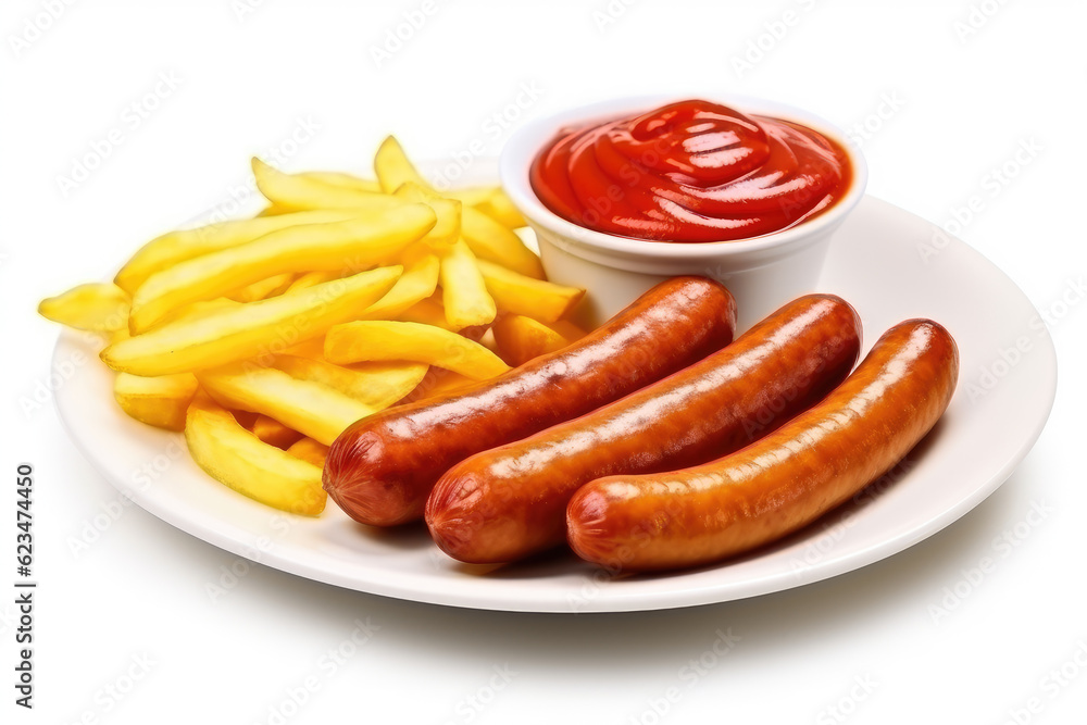 A delicious hot dog with chips and dip combo A delicious hot dog with chips and dip combo