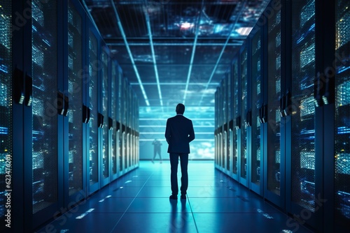 Chief Engineer connecting data center