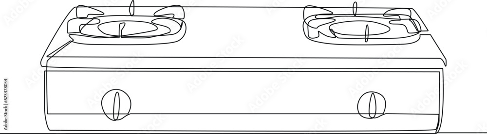 kitchen set drawing by simple continuous line. minimalist kitchen set concept. vector. simple line. single line. kitchen set drawing by simple continuous line. minimalist kitchen set concept. vector. simple line. single line.