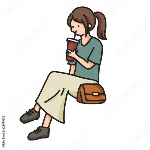 person with a suitcase