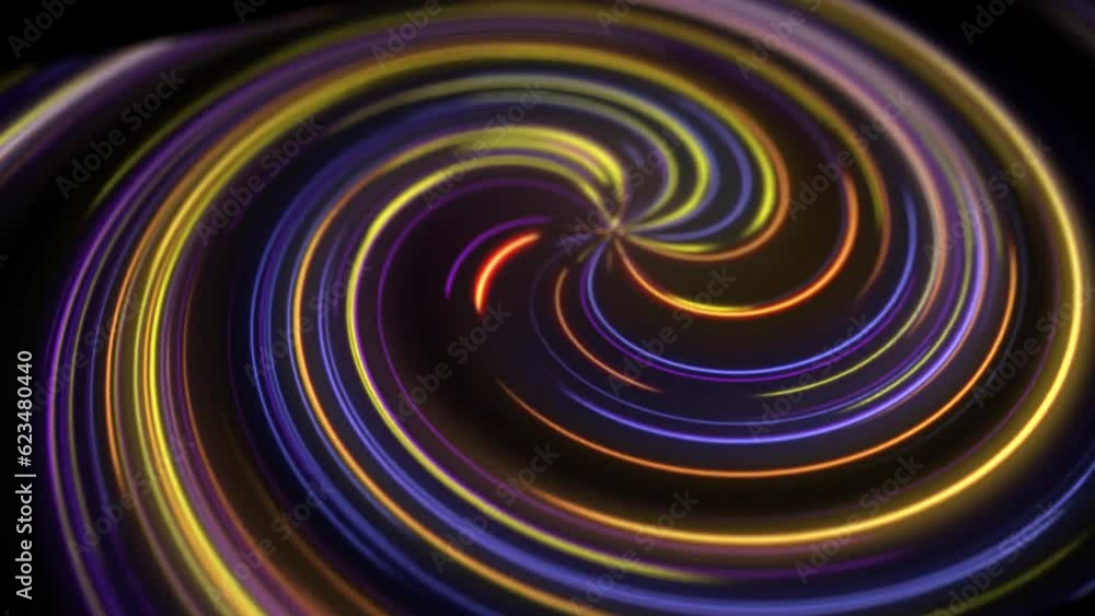 Neon circle lights abstract background Neon circle lights abstract background
