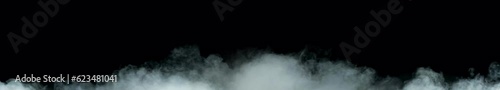 steam. White cloud. white smoke isolated on black background
