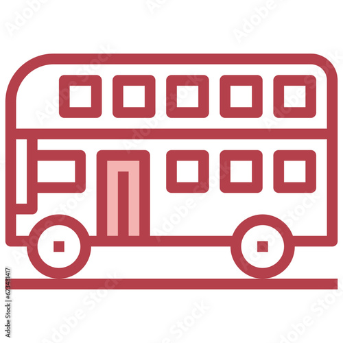 DOUBLE DECKER line icon,linear,outline,graphic,illustration