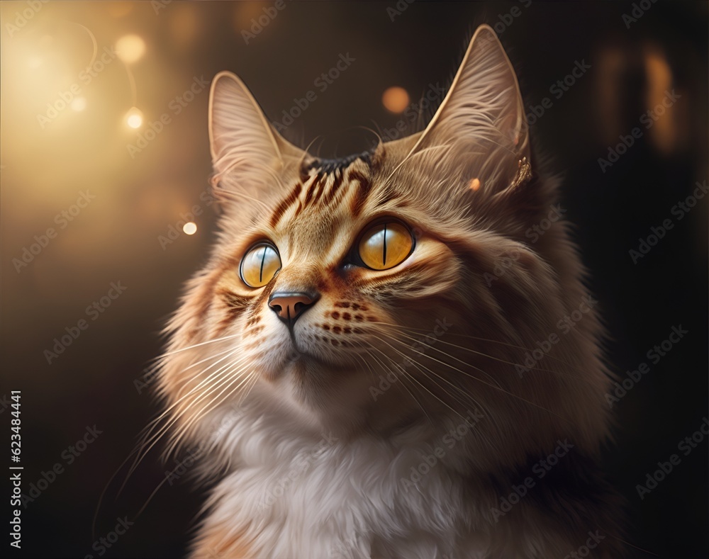 Cute cat background