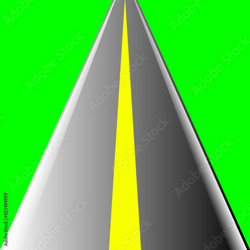 road with white lines