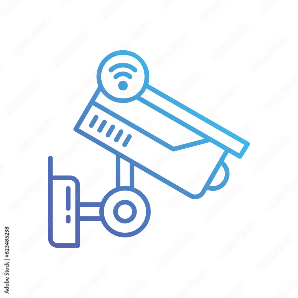 Security Camera icon. Vector stock illustration. Security Camera icon. Vector stock illustration.