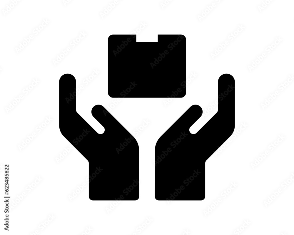 Handle with care icon. Vector fragile package symbol. Handle with care icon. Vector fragile package symbol.