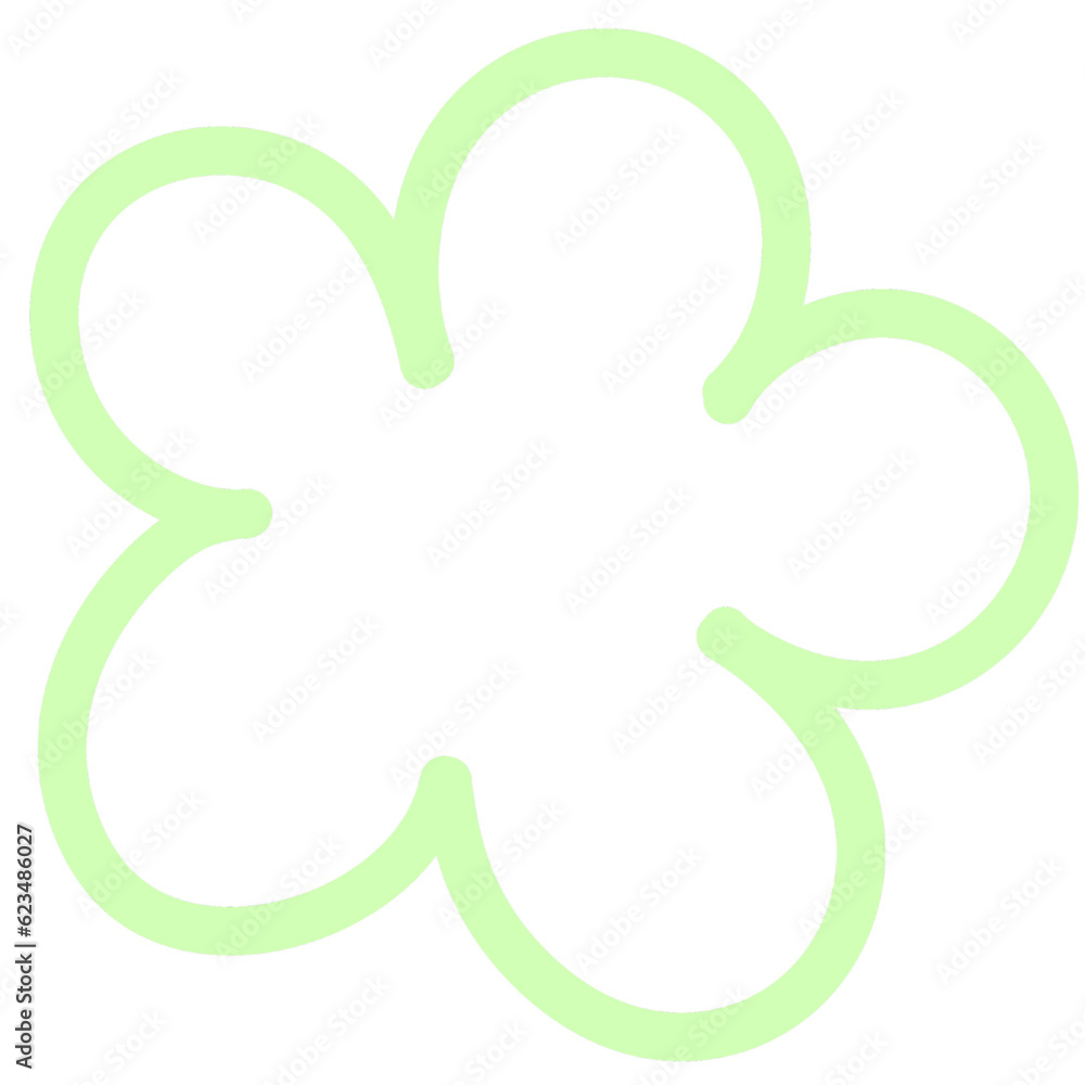 Flower tree plant natureLine Icon Doodle Collection Colorful Illustration Combination Shape Office Worker