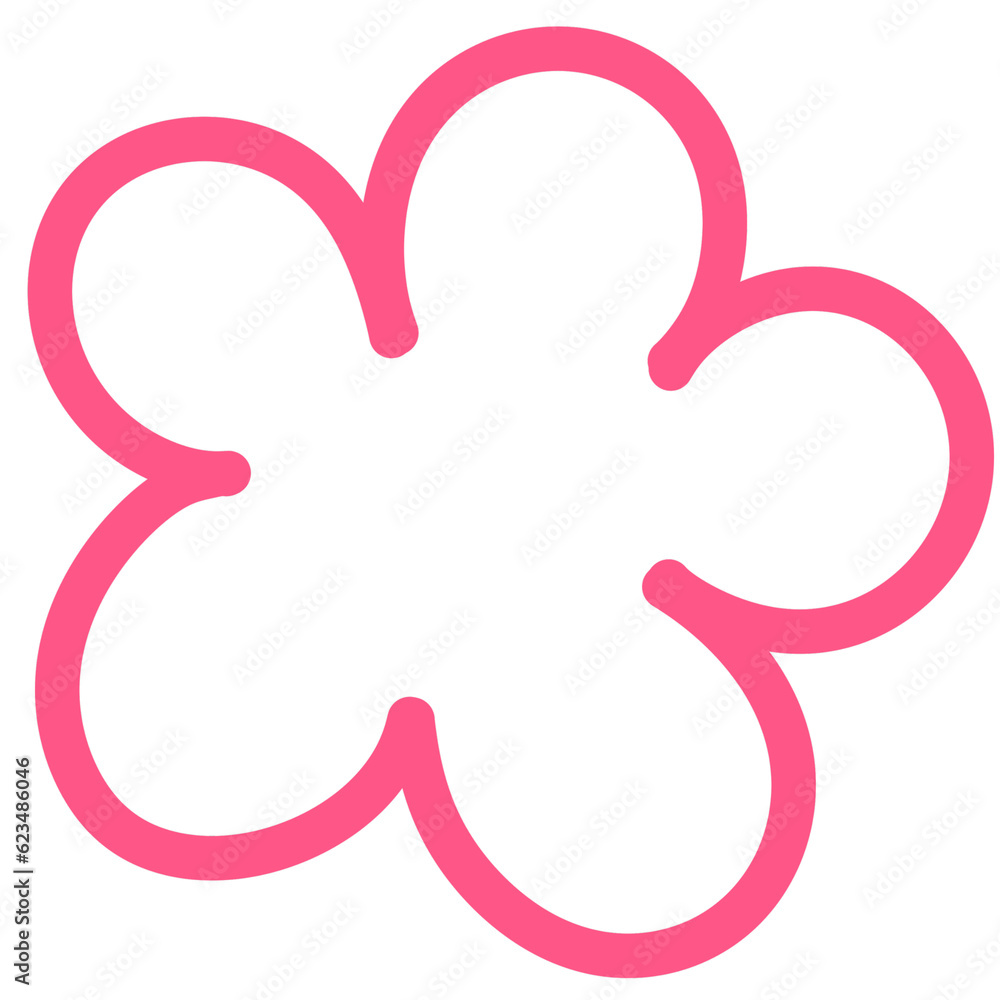 Flower tree plant natureLine Icon Doodle Collection Colorful Illustration Combination Shape Office Worker