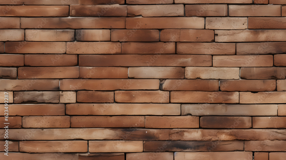 Realistic red old bricks and cement wall pattern. Realistic red old bricks and cement wall pattern.