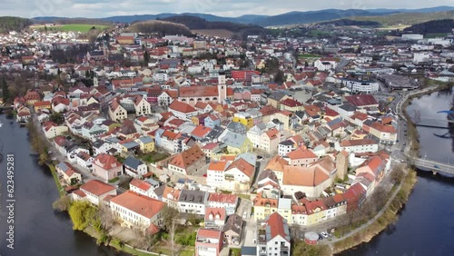 Cham, Deutschland: Die Stadt von oben