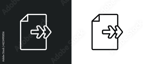 next page icon isolated in white and black colors. next page outline vector icon from user interface collection for web, mobile apps and ui.