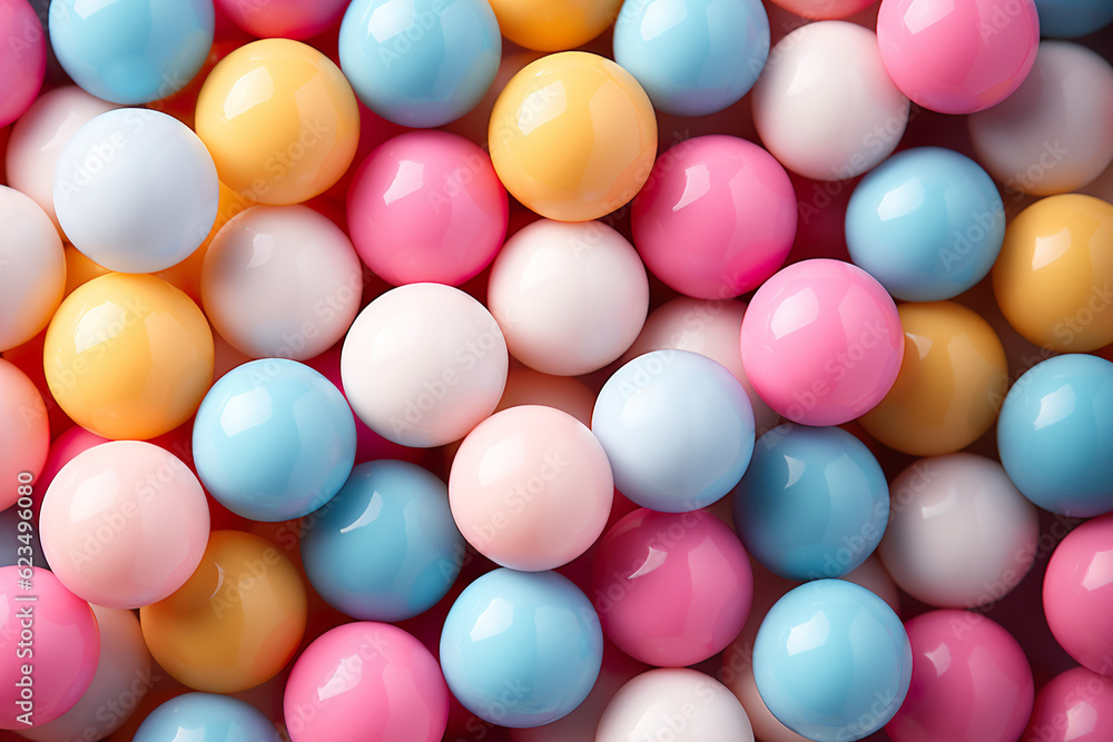 Candy ball cluster background Candy ball cluster background