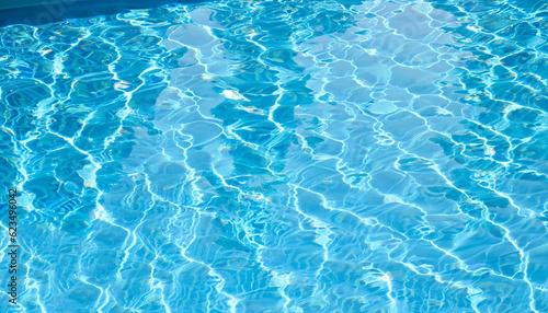 water in swimming pool rippled water detail background