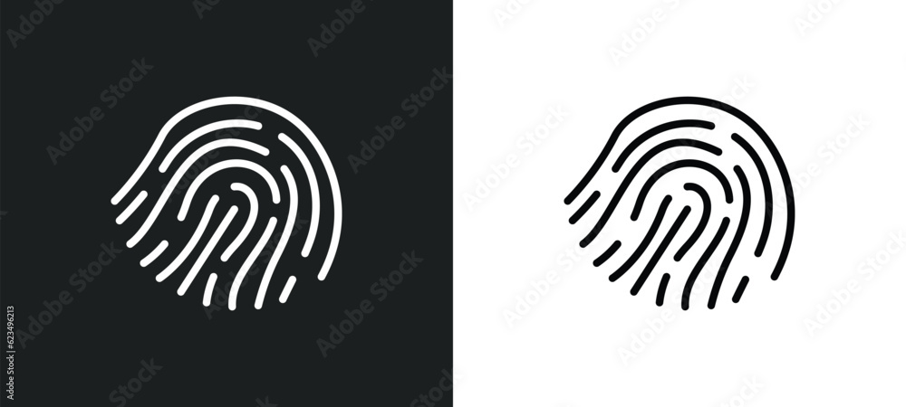 finger prints icon isolated in white and black colors. finger prints outline vector icon from user interface collection for web, mobile apps and ui. finger prints icon isolated in white and black colors. finger prints outline vector icon from user interface collection for web, mobile apps and ui.