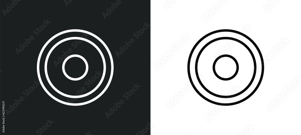 radio button icon isolated in white and black colors. radio button outline vector icon from user interface collection for web, mobile apps and ui. radio button icon isolated in white and black colors. radio button outline vector icon from user interface collection for web, mobile apps and ui.