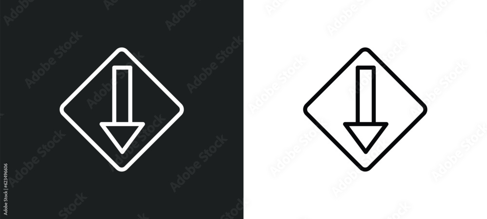 low icon isolated in white and black colors. low outline vector icon from user interface collection for web, mobile apps and ui. low icon isolated in white and black colors. low outline vector icon from user interface collection for web, mobile apps and ui.