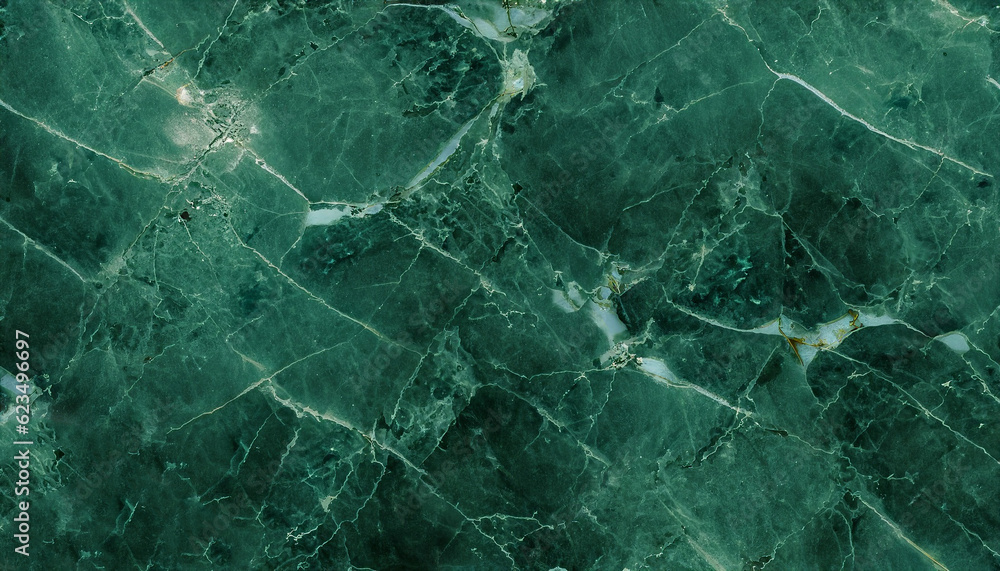 abstract dark green marble surface texture background