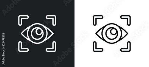 viewer icon isolated in white and black colors. viewer outline vector icon from user interface collection for web, mobile apps and ui.