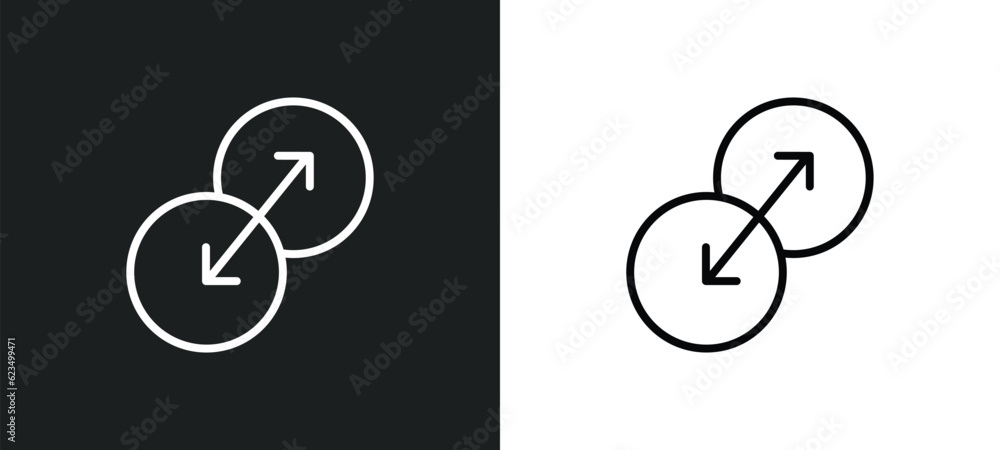 transition icon isolated in white and black colors. transition outline vector icon from transport collection for web, mobile apps and ui. transition icon isolated in white and black colors. transition outline vector icon from transport collection for web, mobile apps and ui.