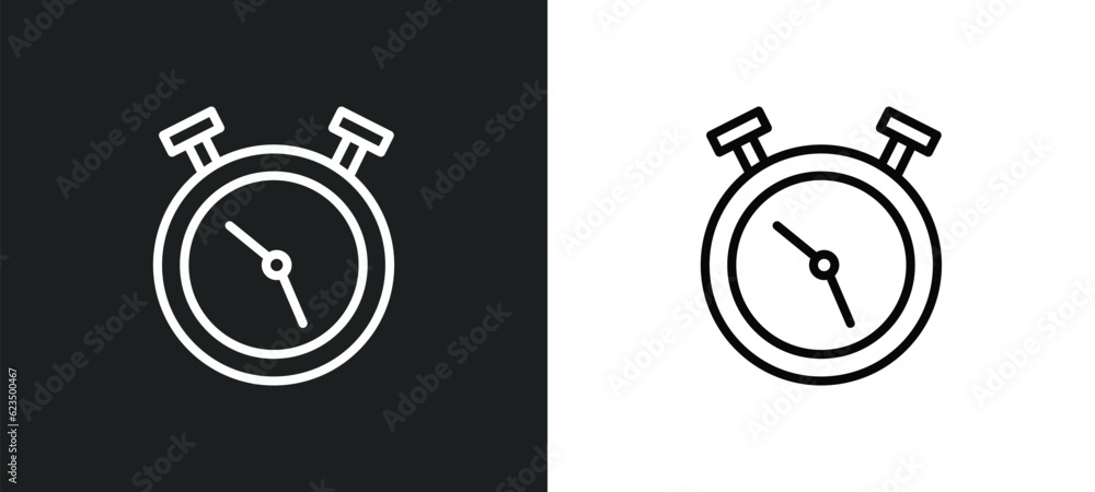 timer round clock icon isolated in white and black colors. timer round clock outline vector icon from tools and utensils collection for web, mobile apps and ui. timer round clock icon isolated in white and black colors. timer round clock outline vector icon from tools and utensils collection for web, mobile apps and ui.