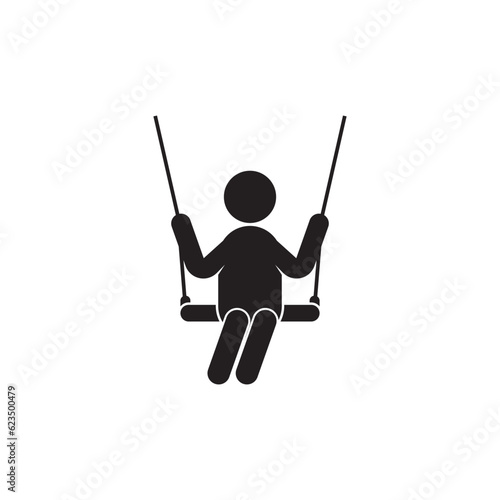 swing icon vector illustration symbol design