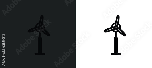 eolic icon isolated in white and black colors. eolic outline vector icon from technology collection for web, mobile apps and ui.