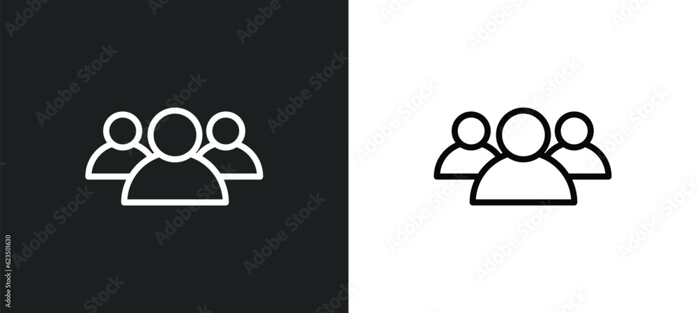 customers icon isolated in white and black colors. customers outline vector icon from technology collection for web, mobile apps and ui. customers icon isolated in white and black colors. customers outline vector icon from technology collection for web, mobile apps and ui.