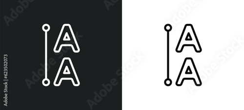leading icon isolated in white and black colors. leading outline vector icon from technology collection for web, mobile apps and ui.