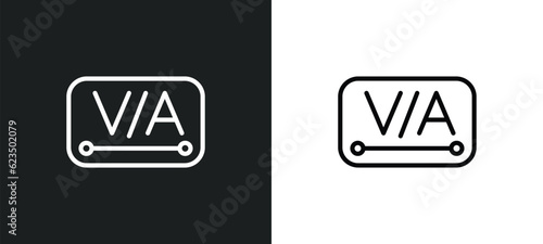 kerning icon isolated in white and black colors. kerning outline vector icon from technology collection for web, mobile apps and ui.