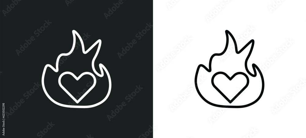 passion icon isolated in white and black colors. passion outline vector icon from success collection for web, mobile apps and ui. passion icon isolated in white and black colors. passion outline vector icon from success collection for web, mobile apps and ui.