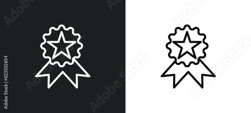 awards icon isolated in white and black colors. awards outline vector icon from sports collection for web, mobile apps and ui.