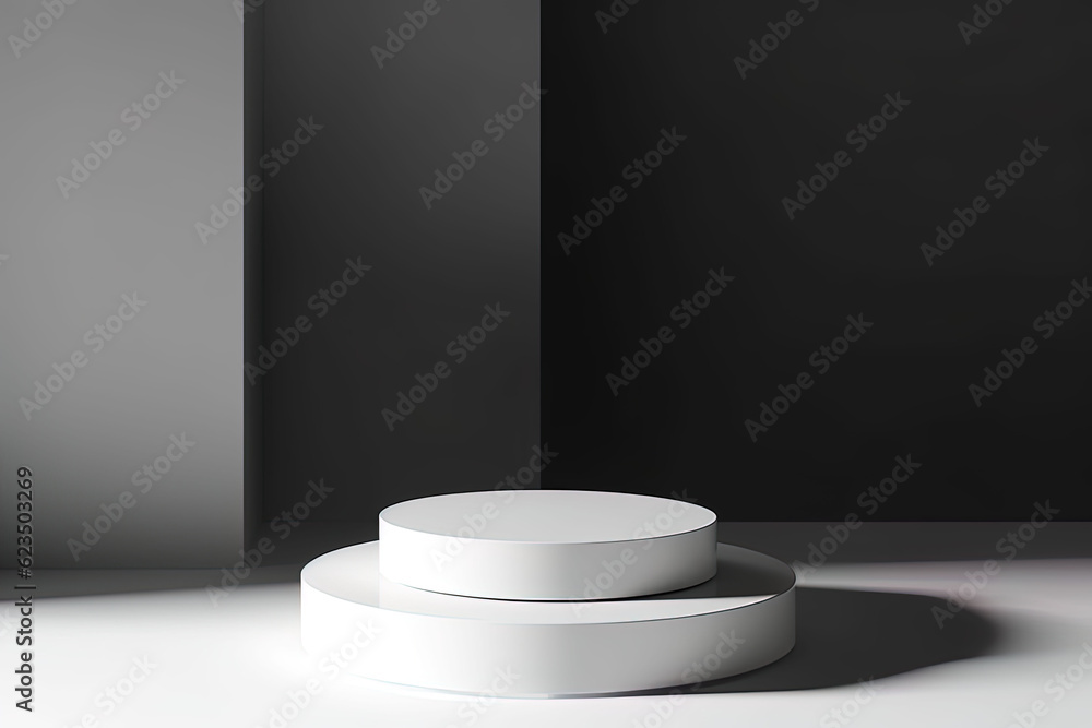 vector white empty background with podium vector white empty background with podium
