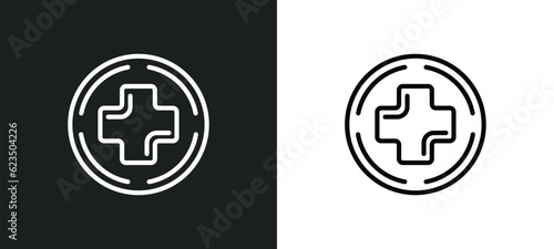 add icon isolated in white and black colors. add outline vector icon from signs collection for web, mobile apps and ui.