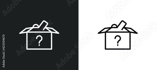 lost items icon isolated in white and black colors. lost items outline vector icon from signs collection for web, mobile apps and ui.