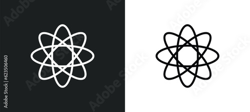 agticism icon isolated in white and black colors. agticism outline vector icon from religion collection for web, mobile apps and ui. photo