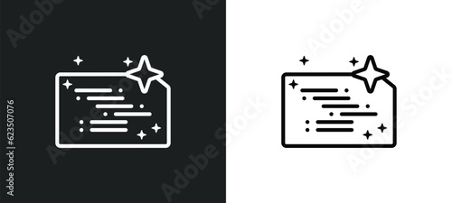 clean code icon isolated in white and black colors. clean code outline vector icon from programming collection for web, mobile apps and ui.
