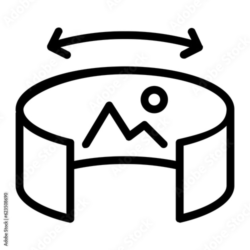 Virtual Reality Icon Illustration
